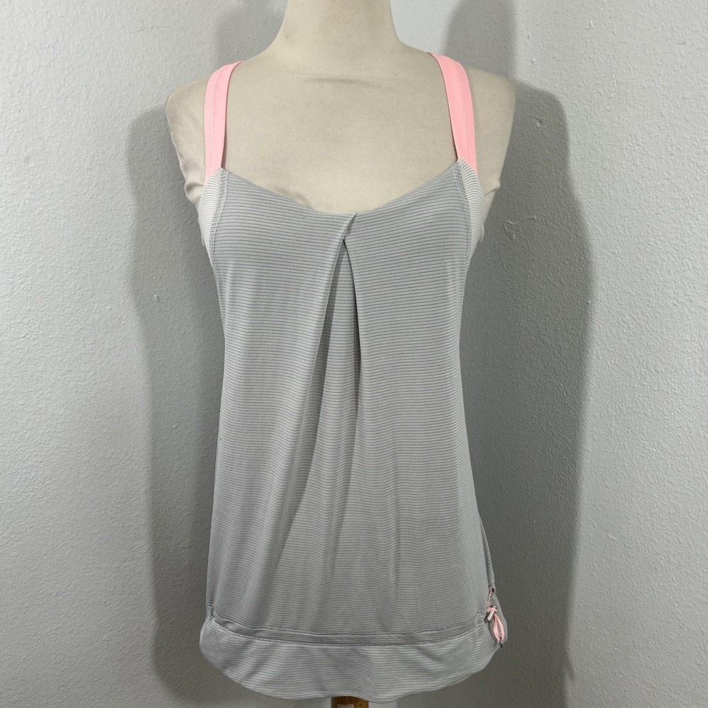 Lululemon Tank Top Womens 4 Restless Built In Bra Yoga Athleisure